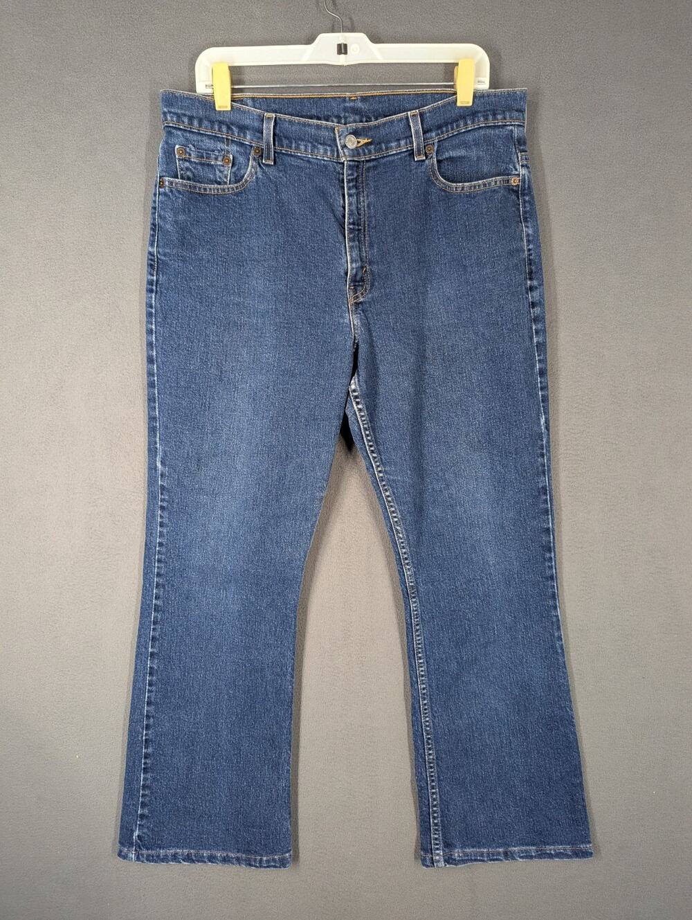 Levis 515 Womens Size 16 Bootcut Low Rise Blue Denim Jeans 5-Pocket Vintage Y2K